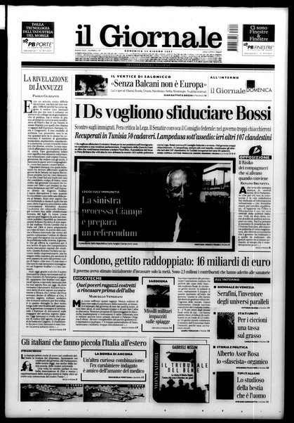 Il giornale : quotidiano del mattino